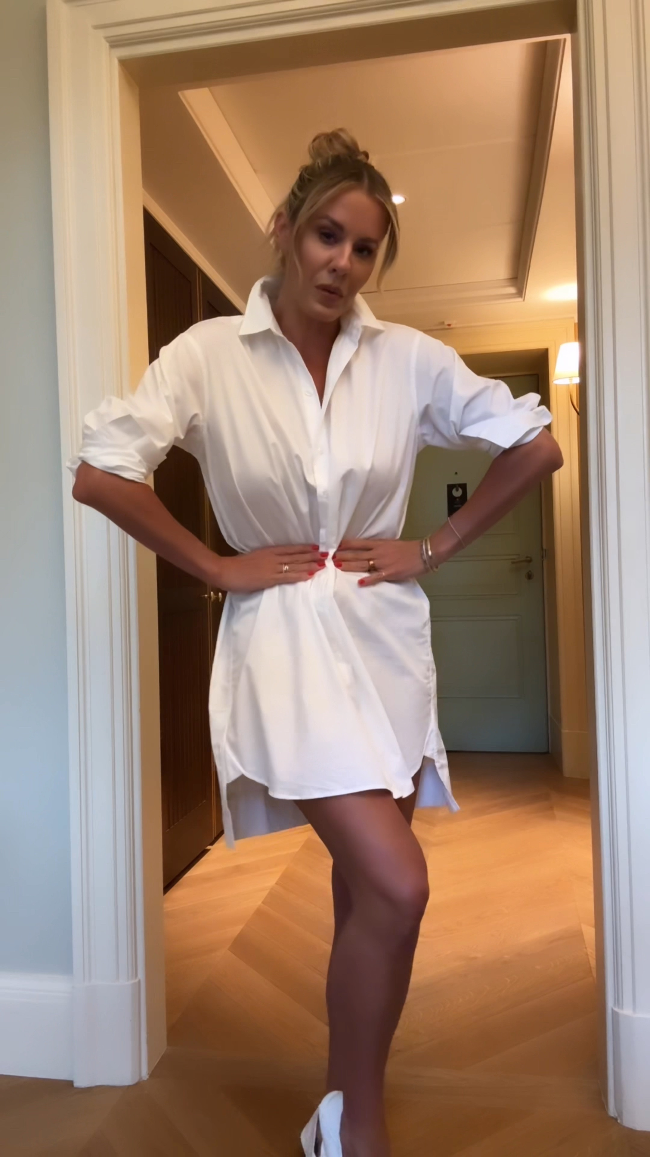 Never forget to pack a white button down for vacation…but if it also can be worn as a dress, even better! Packing something like this Spanx Oversized Poplin Shirt Dress maximizes your suitcase space because you can wear as a dress, a tunic, a swimsuit coverup, or even tied up as a shirt! I’m wearing a size small and it also comes in black & striped!  COURTXSPANX for 10% off  

#LTKWorkwear #LTKTravel #LTKStyleTip