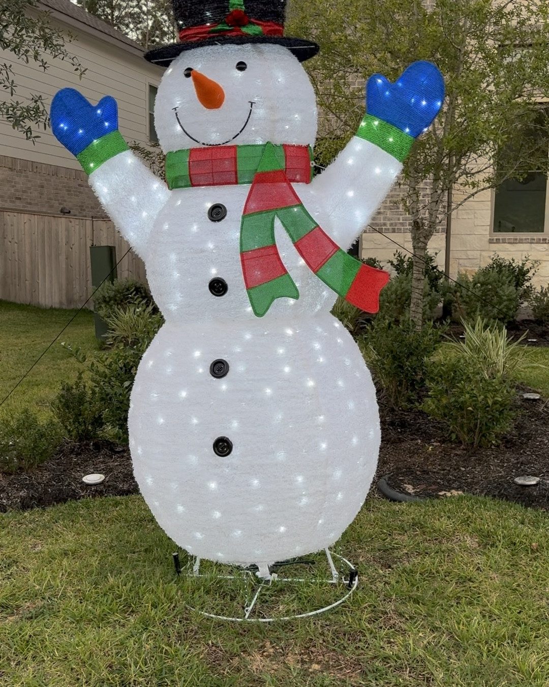 Meet the new member of our family! It brings us so much joy! #snowman #christmas #decor 

#LTKHome #LTKWatchNow #LTKHoliday