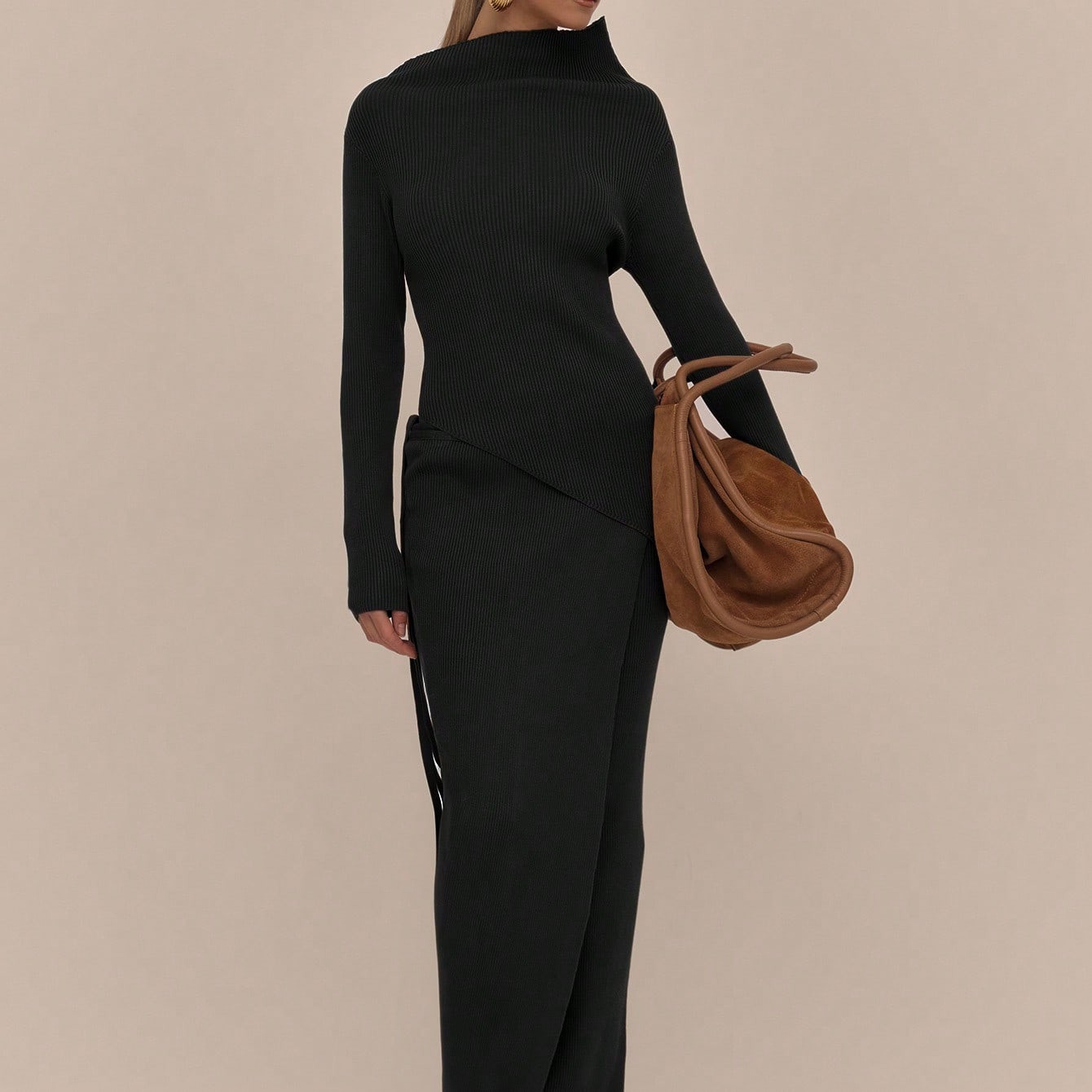 MUSERA Side Tie Wrap Knit Maxi Skirt Elegant Spring Vacation Cute Sexy 90'S Holiday Graduation Wedding Guest Fall Autumn Winter Everyday Christmas Chic | SHEIN
