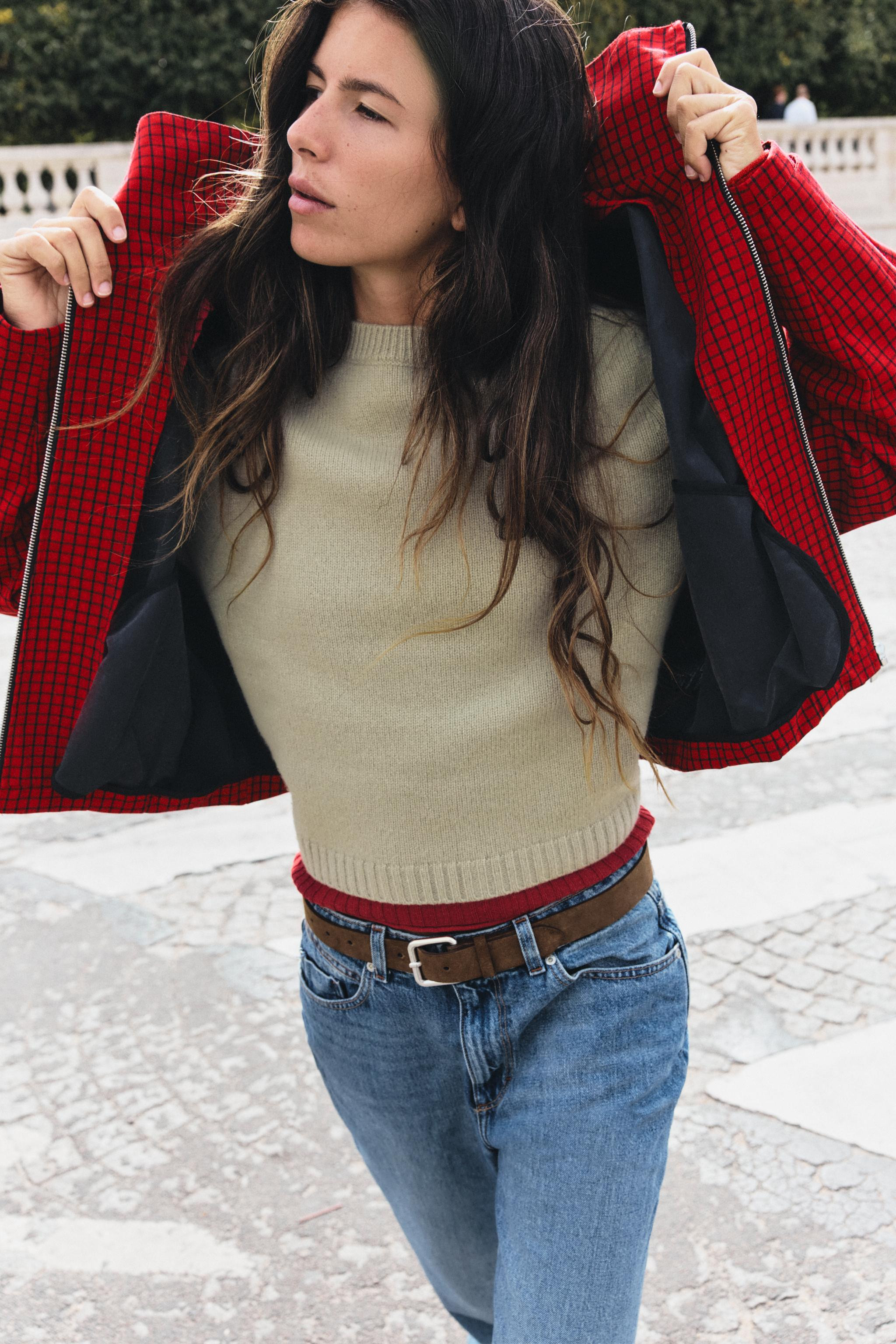 PLAID BOMBER JACKET | Zara US