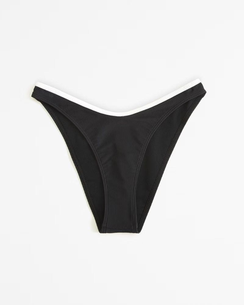 Women's High-Leg Cheeky Bottom | Women's Swimwear | Abercrombie.com | Abercrombie & Fitch (UK)