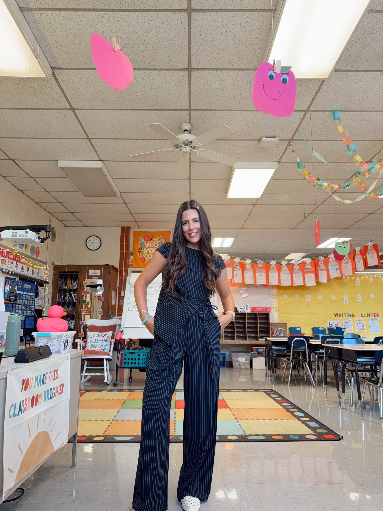Pinstripe set! So comfy!

#LTKgrwm #LTKootd #LTKWorkwear