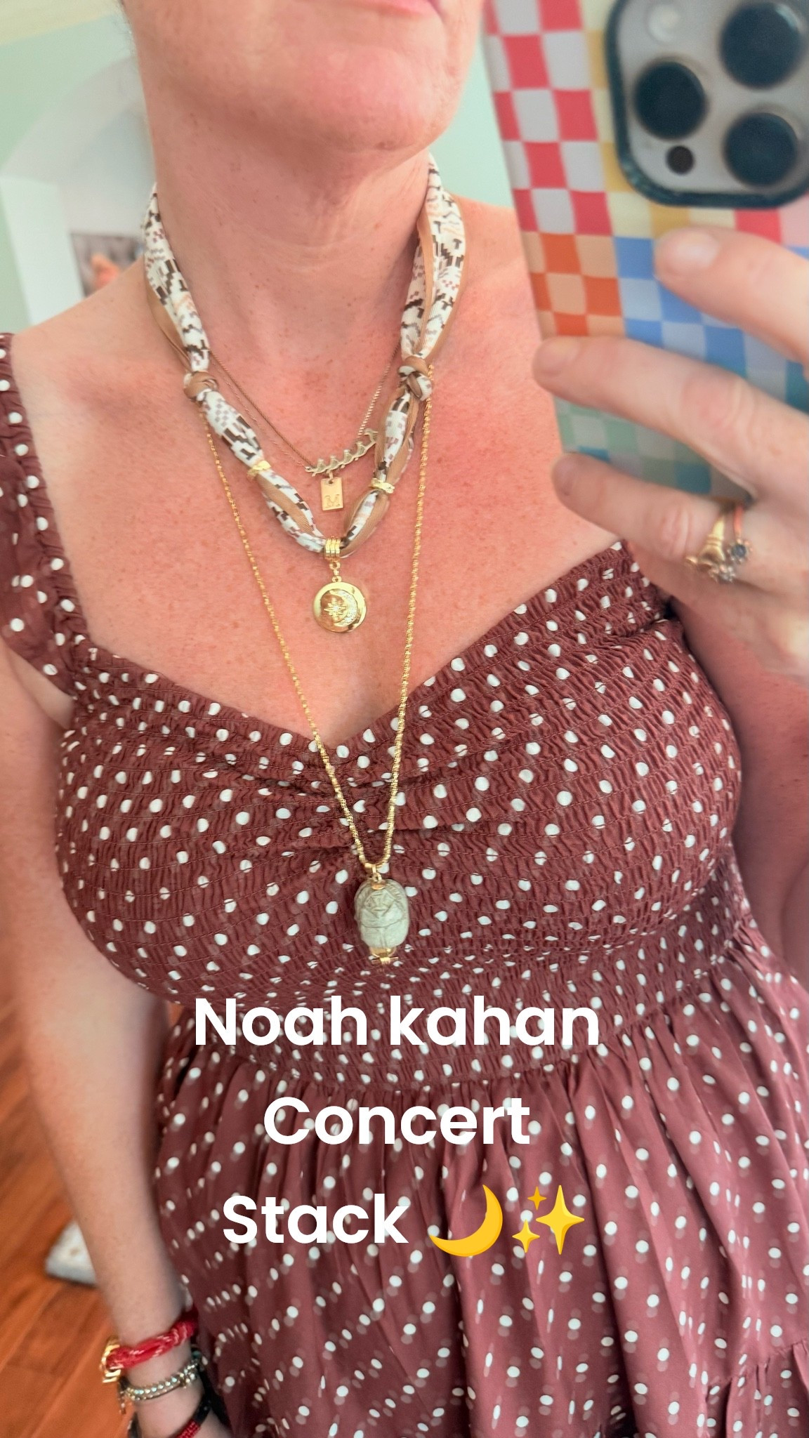 Necklace stack. Noah kahan concert jewelry idea. Moon. Meaningful jewelry idea. Gift ideas.

#LTKOver40 #LTKmomlife #LTKKids