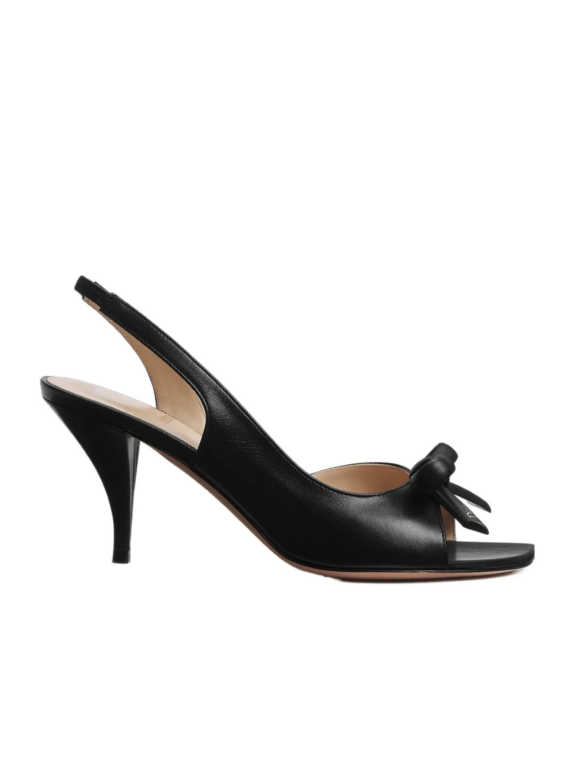 Dior Bow Heeled Slingback Sandal | Senser US