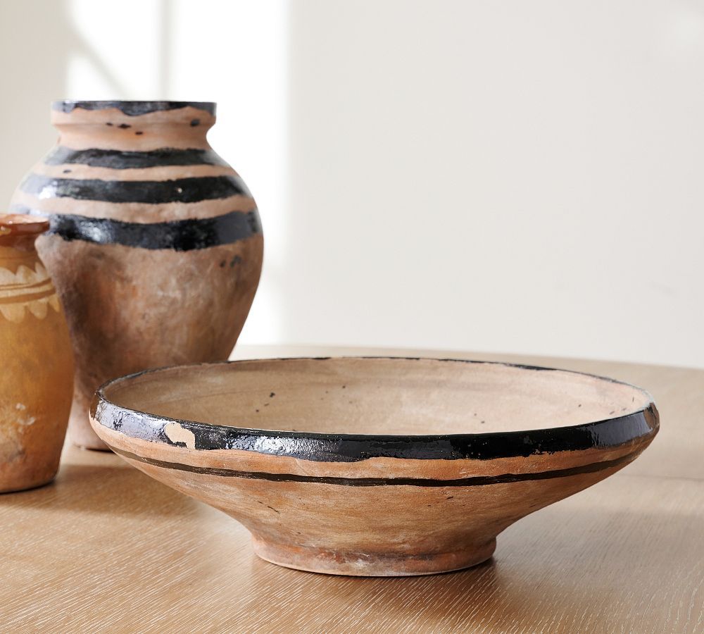 Fairfax Handcrafted Terracotta Bowl | Pottery Barn (US)