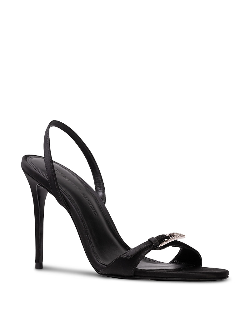 Black Suede Studio Women's Romi 100 Slingback Sandals | Bloomingdale's (US)
