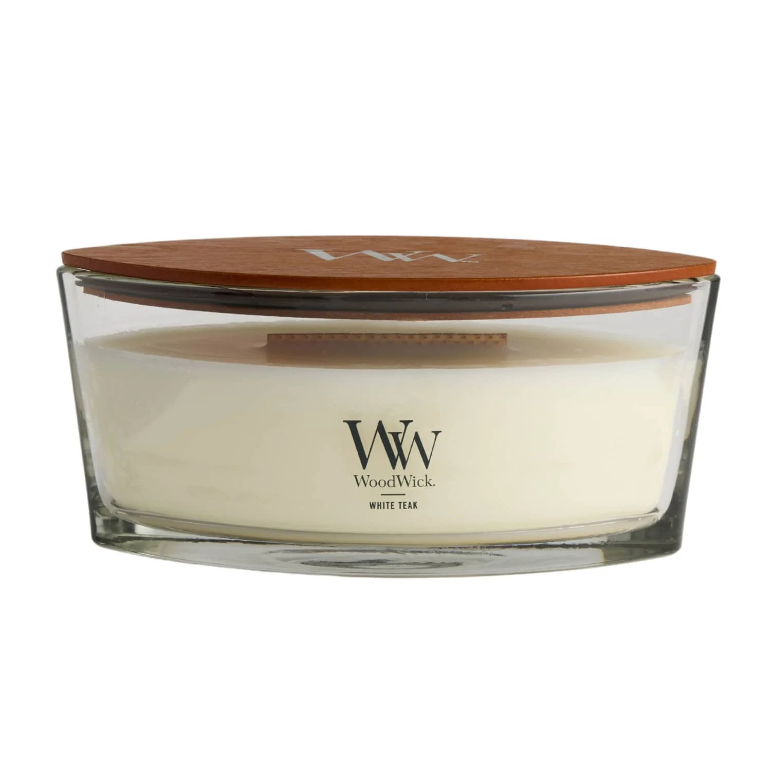 WoodWick Ellipse Scented Candle, White Teak, 16 oz | Walmart (US)