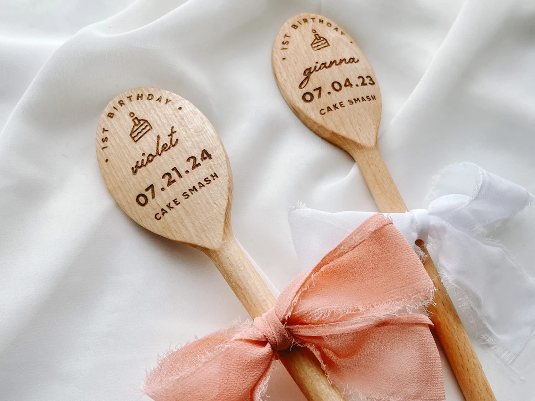 1st Birthday Girl Cake Smash Photoshoot My First Cake Smash Spoon First Birthday Prop Baby Cake S... | Etsy (US)