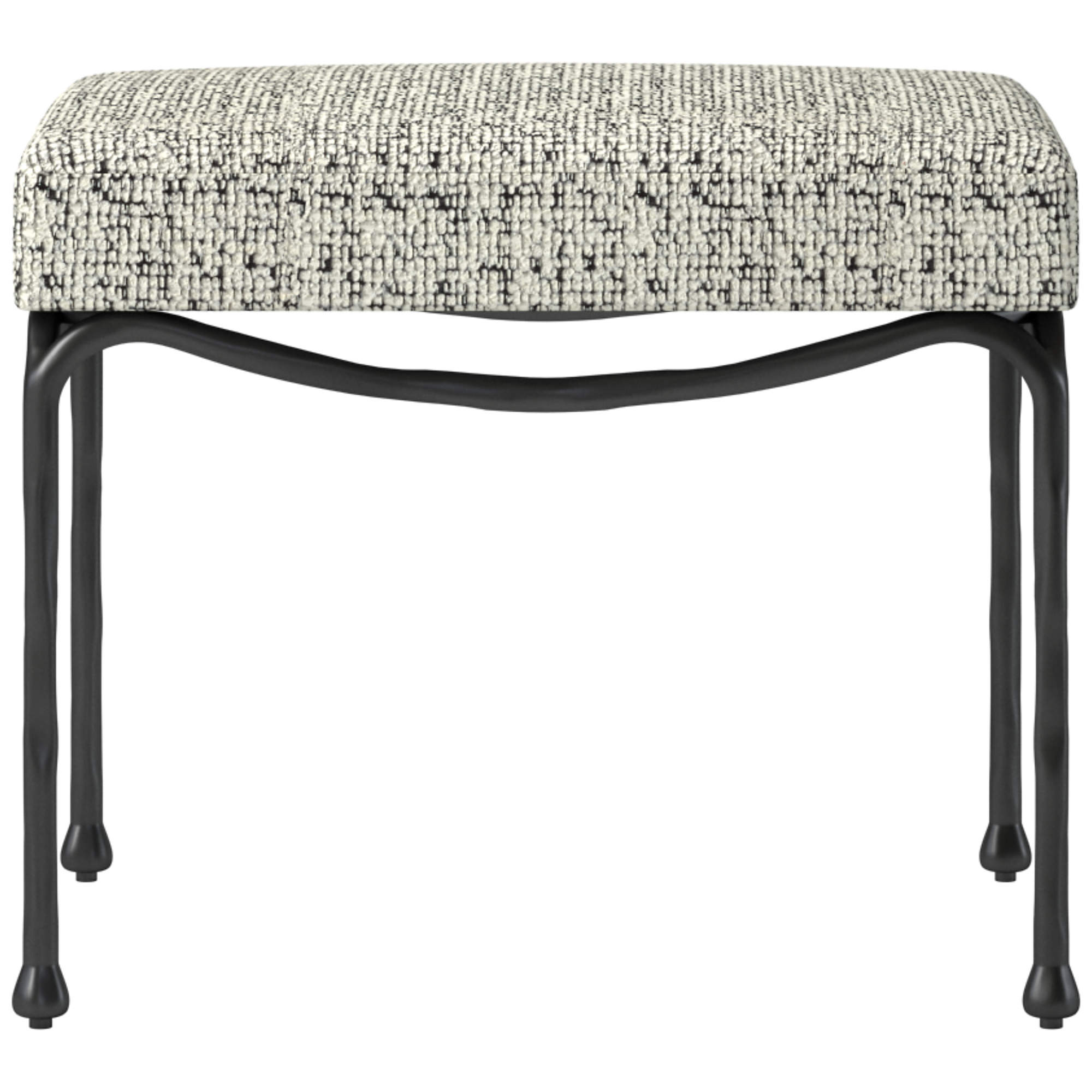 Journey Stool Hartman Tuxedo + Reviews | CB2 | CB2