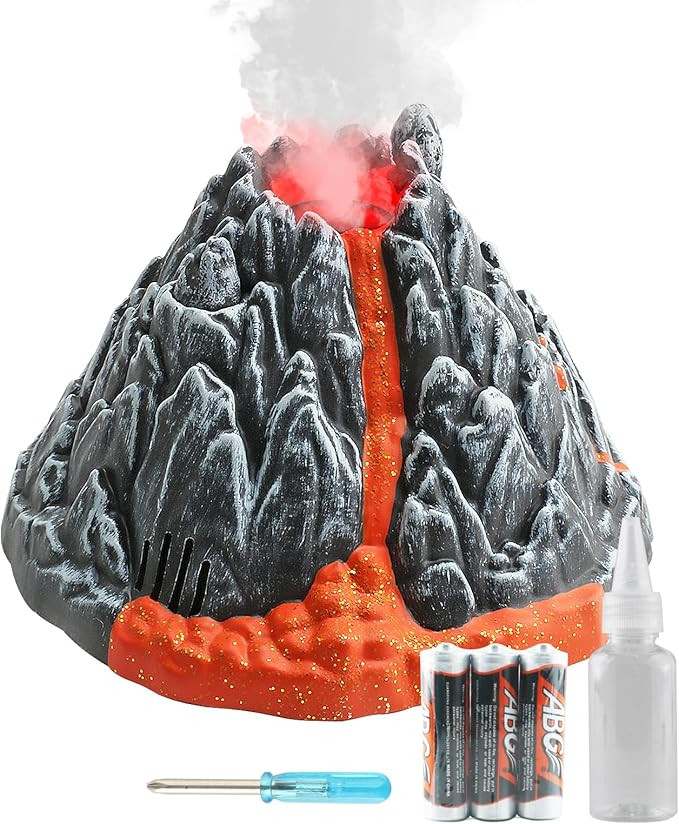 DINOBROS Volcano Toy for Kids 3-5, Mist-spouting Volcano Model with Dinosaur Sounds, Simulated Vo... | Amazon (US)