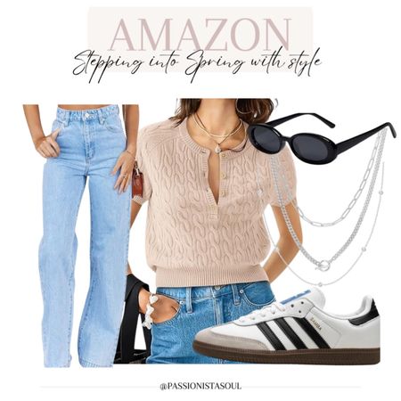 Spring outfit inspiration #springoutfit #springoutfitinspiration #adidasshoes #silverjewelry 

#LTKstyletip #LTKshoecrush