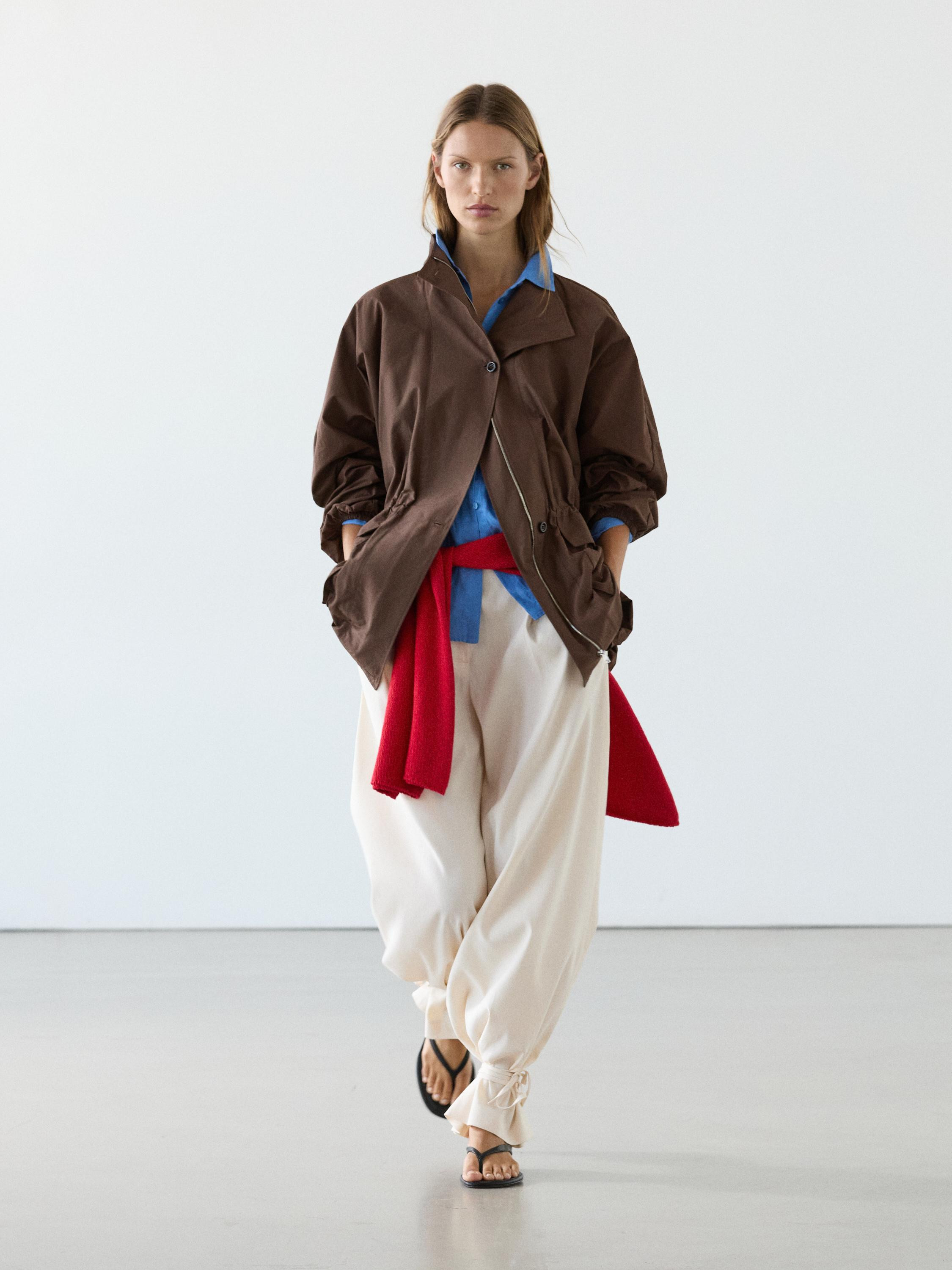 Parka mit Kragendetail | Massimo Dutti DE