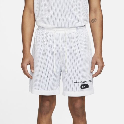 Nike Mens Nike Standard Issue Mesh Shorts - Mens White/Blue Size 3XL | Foot Locker (US)