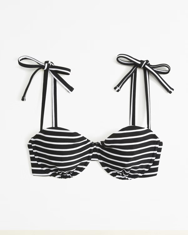 Women's Curve Love Tie-Strap Underwire Bikini Top | Women's Swimwear | Abercrombie.com | Abercrombie & Fitch (US)