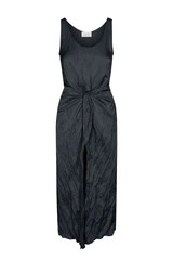 D.K. Midi Wrap Dress in Lustrous Crinkle Weave | Anemos Swim (US)