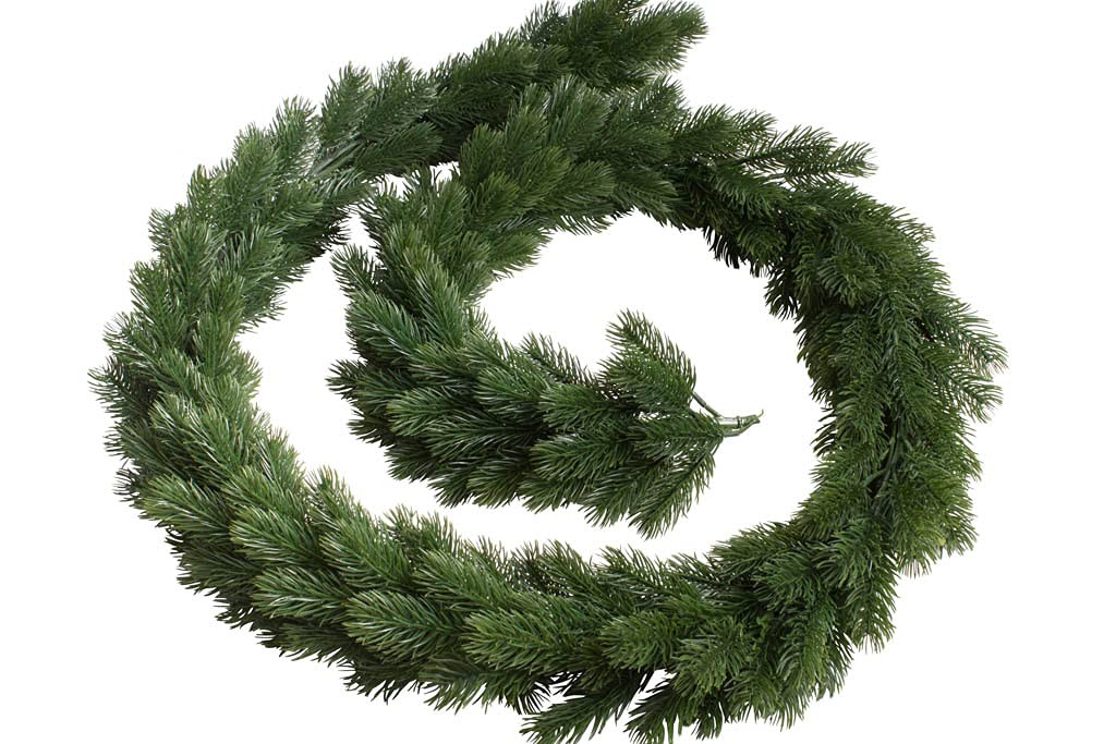 künstliche Tannengirlande/Weihnachtsgirlande Bavaria Kunststoff Spritzguss, rundgebunden | Amazon (DE)