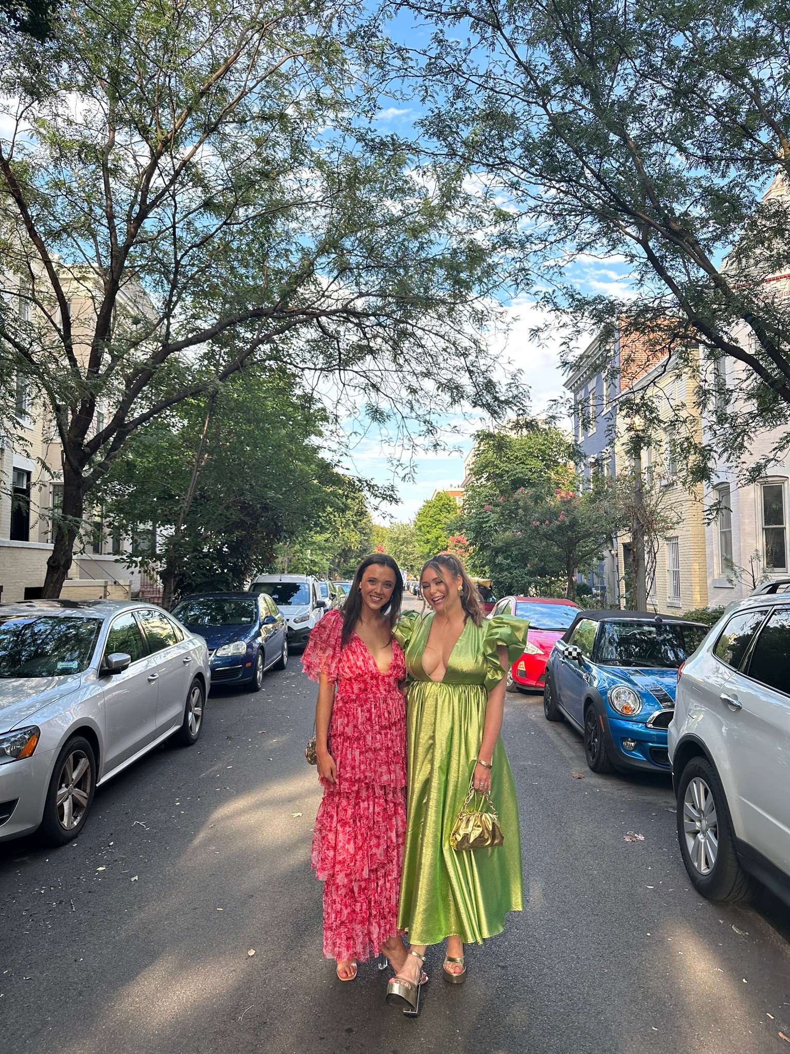 formal wear !! this green dress got so many compliments & was so comfortable! 