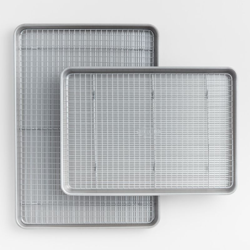 USA Pan Baking Sheet and Cooling Rack Starter Set | Crate & Barrel | Crate & Barrel