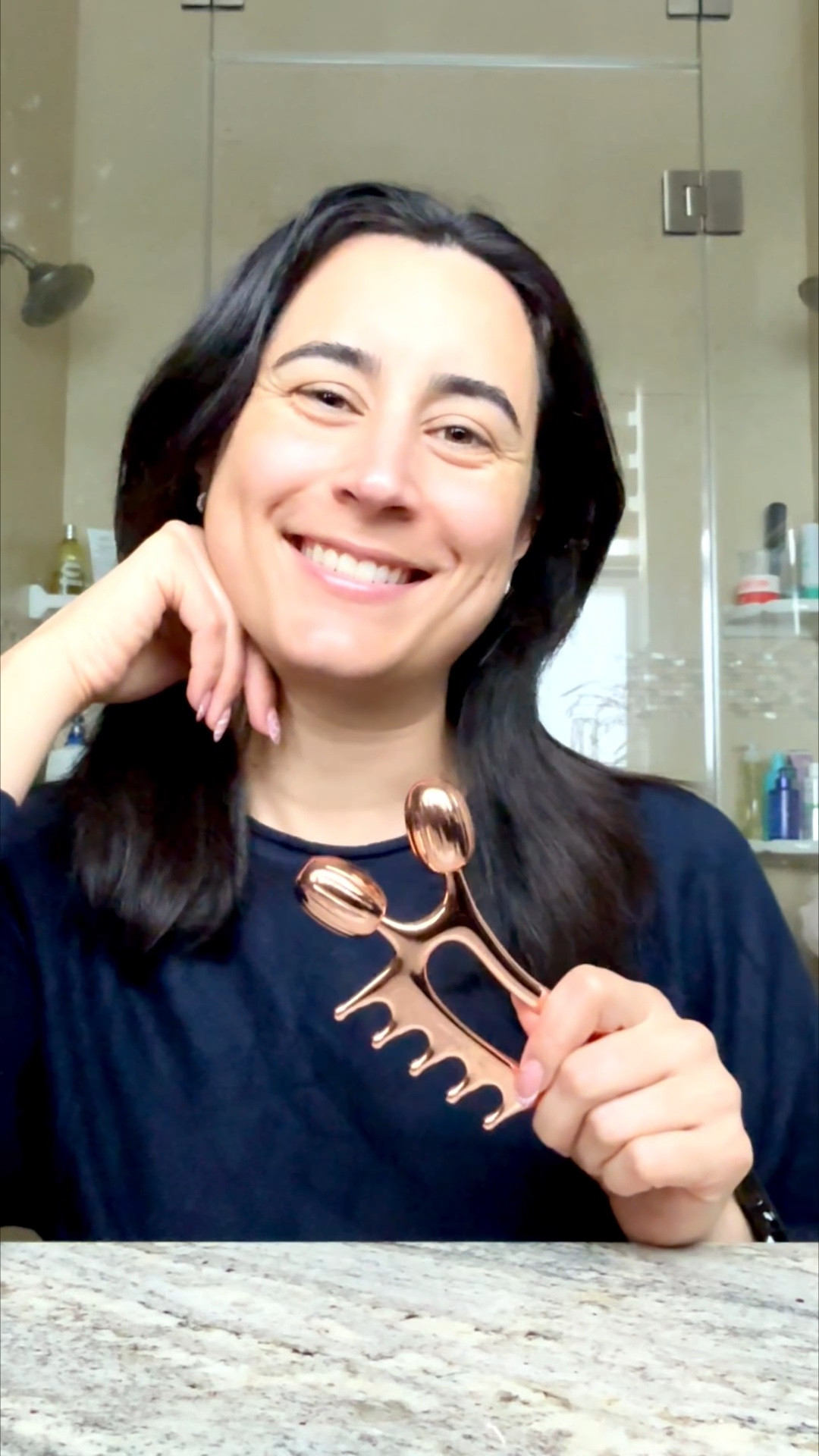 Let’s try a new roller ✨ 

I appreciated the ergonomic handle and love the rose gold look. This set also includes a gua sha tool with texture for a non slip grip even when applying oils and serums (peep my previous post using it). I’m not a skincare professional by any means, just a mom looking for trusted products to help me get more intentional about skincare this year!

This set would make a great gift and is easy to wrap (valentines days is coming up 👀)

Skincare routine  • skincare ritual • skincare tools • gift ideas • Valentine’s Day gifts 

#LTKgrwm #LTKBeauty #LTKselfcare