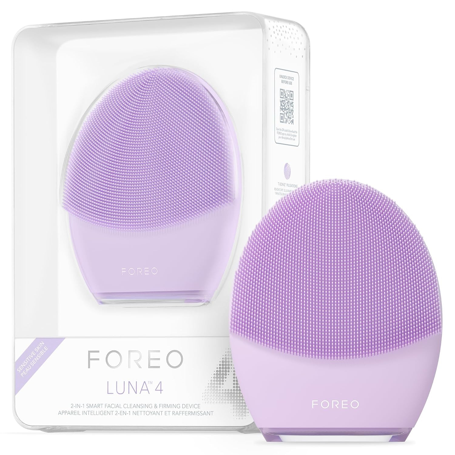 FOREO Luna 4 Facial Cleansing Brush - Firming Face Massager | Amazon (US)