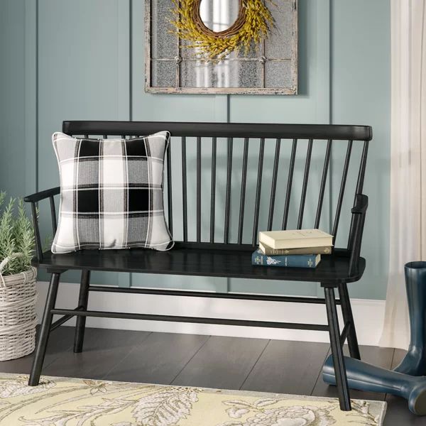 Carnany Lower Wood Bench | Wayfair North America