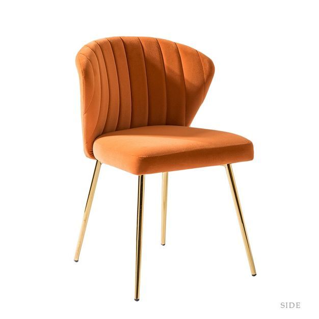 Velvet Accent Side Chair with Tufted Back | Karat Home | Target