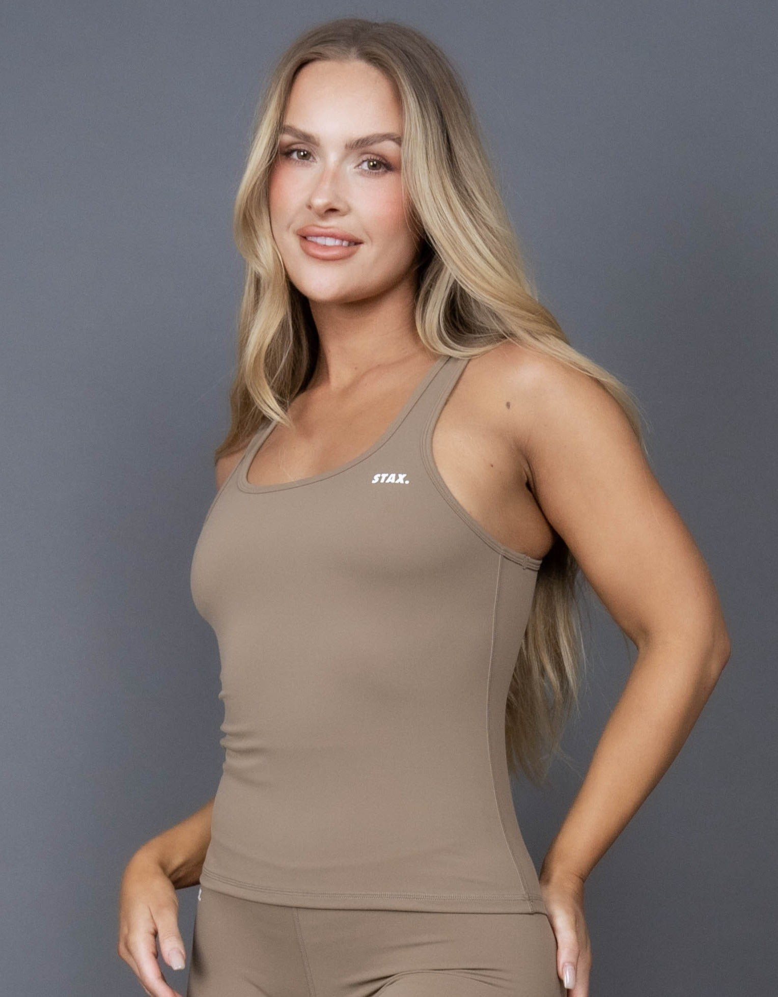 STAX. BB Body Tank Rocky - Brown | STAX.