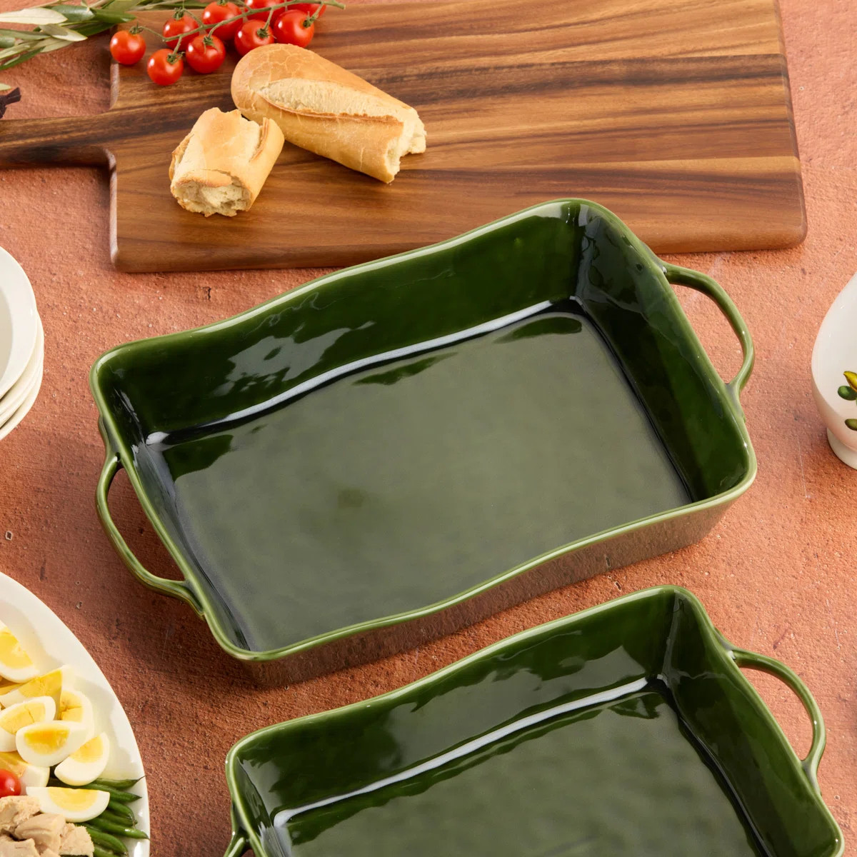 Verde Medium Rectangular Stoneware Baker – 14” x 8.75” x 2.75” – 96oz Deep Dish for Cas... | Wayfair North America