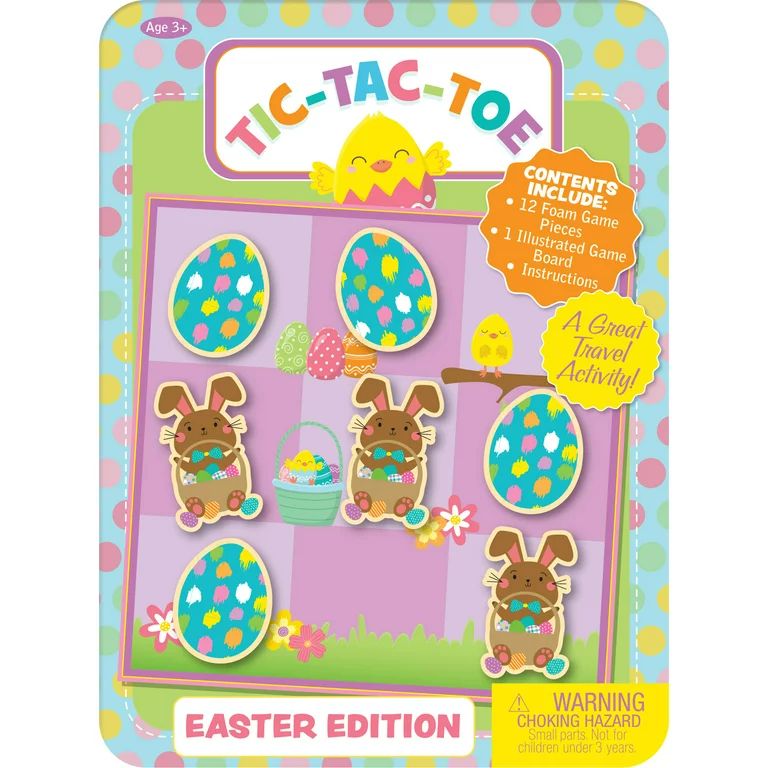 Way To Celebrate Tic Tac Toe Magnetic Game Tin, Easter Party Favor and Gifts | Walmart (US)