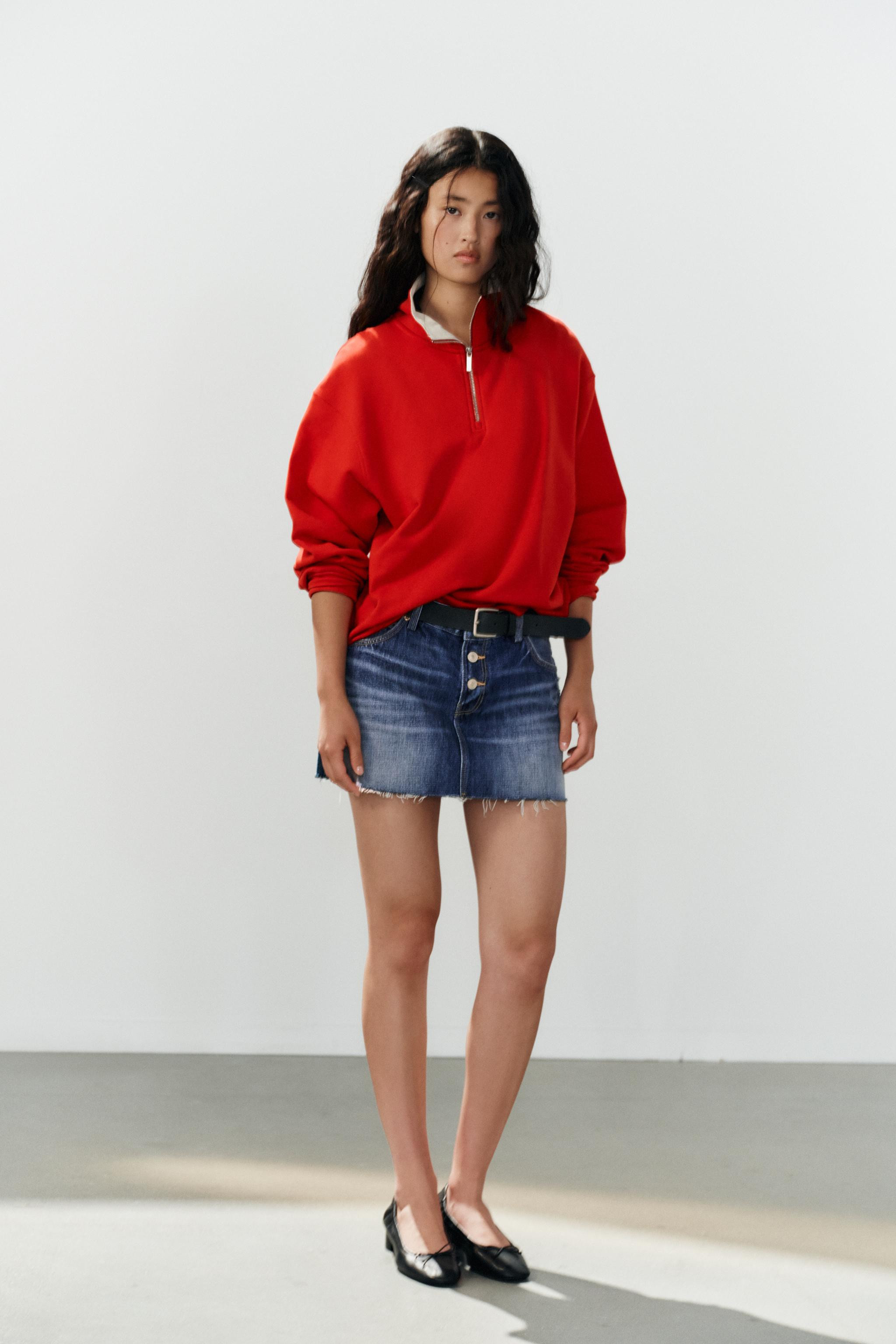 LEATHER HEELED BALLET FLATS | Zara US