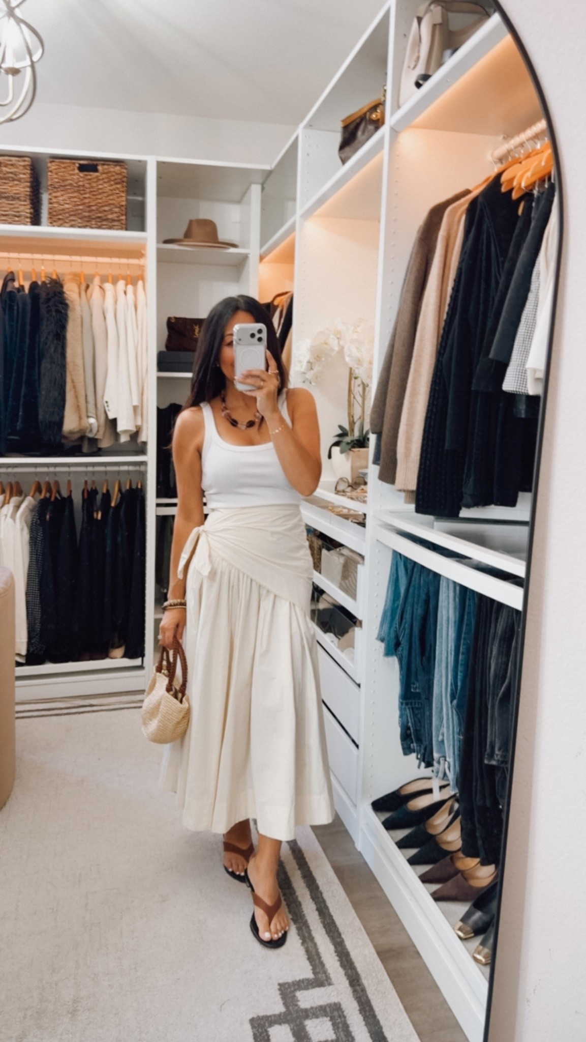 Zara skirt sold out but found one identical at Nordstrom!👏🏽

#LTKootd #LTKOver40 #LTKSeasonal