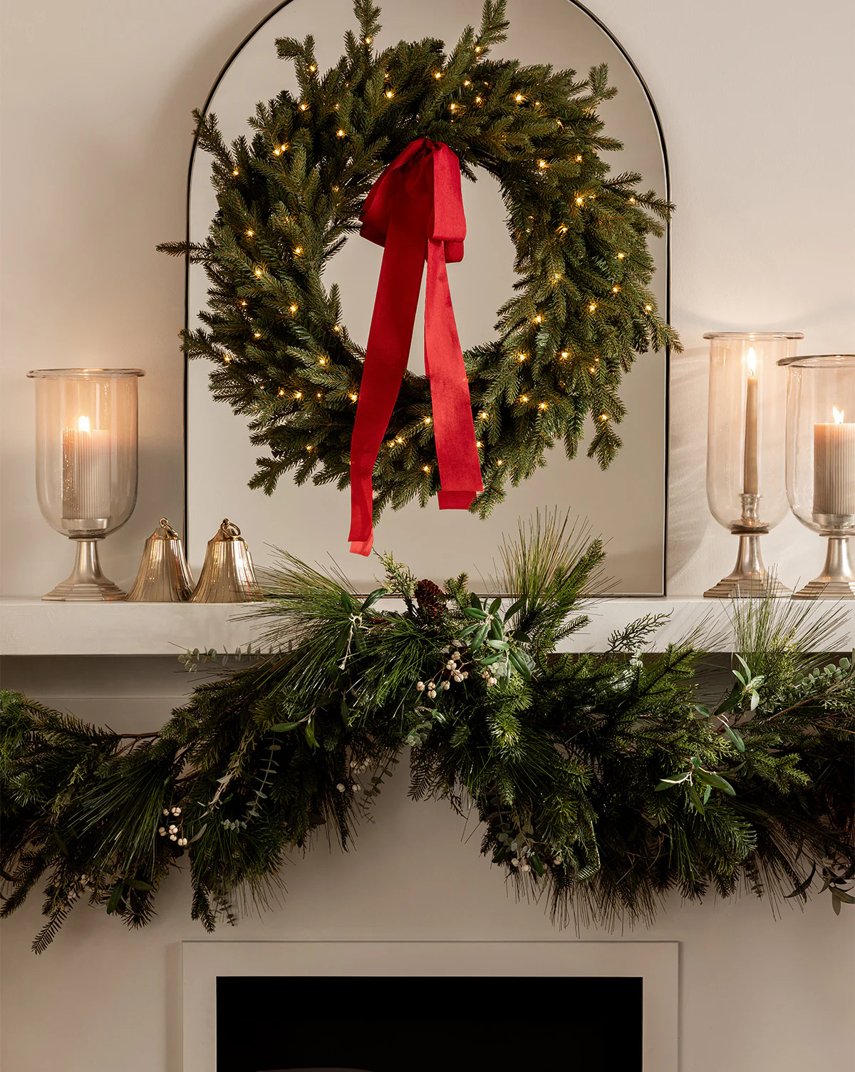 20" Norway Pre-Lit Indoor/Outdoor Faux Wreath | McGee & Co. (US)