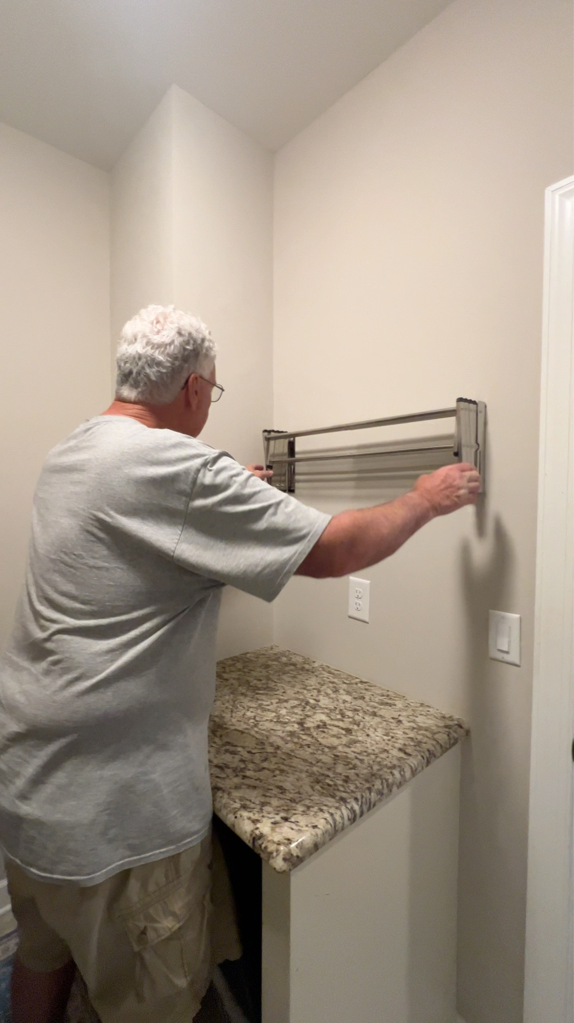 Space saving drying rack for small laundry rooms! #laundry room

#LTKHome