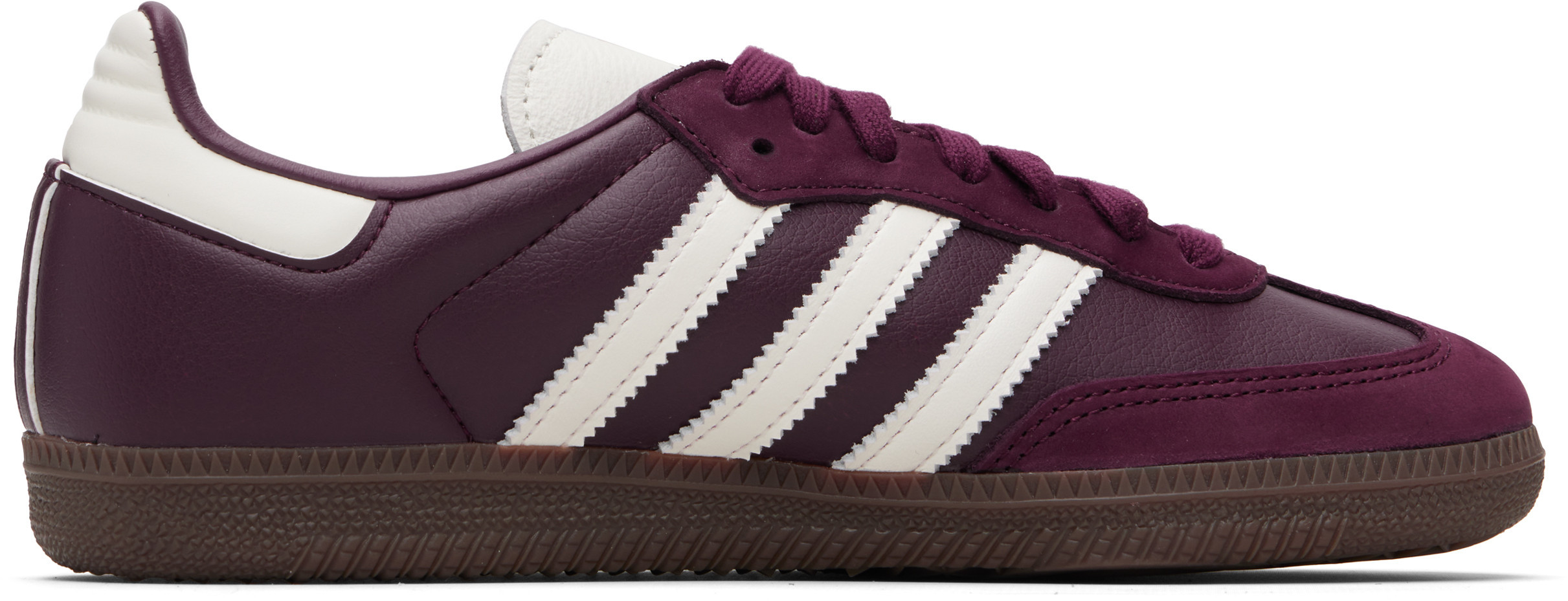 adidas Originals Burgundy Samba OG Sneakers | SSENSE