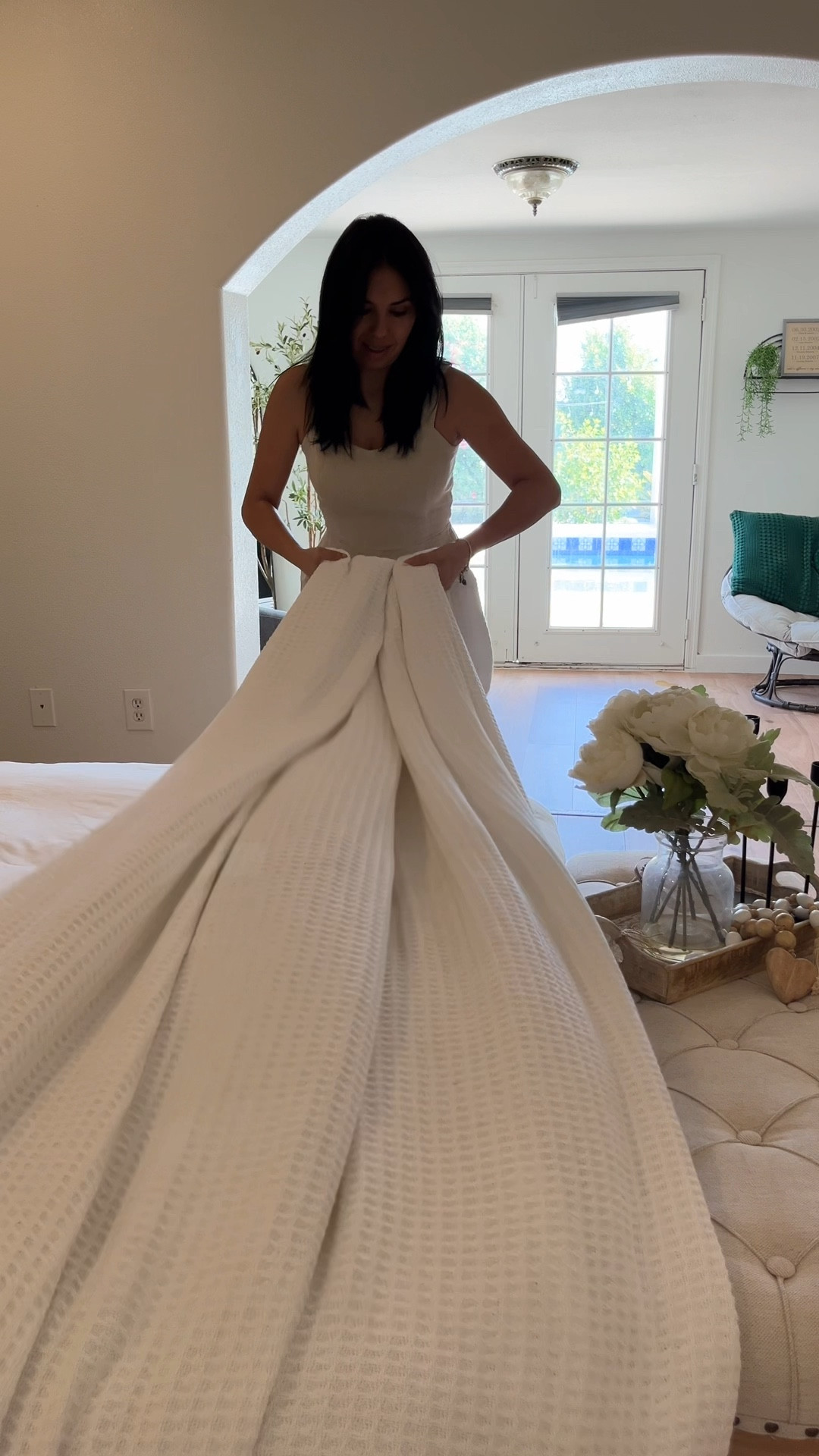 ✨ Waffle Weave Fall Blanket🤍

#LTKHome #LTKVideo #LTKFallSale