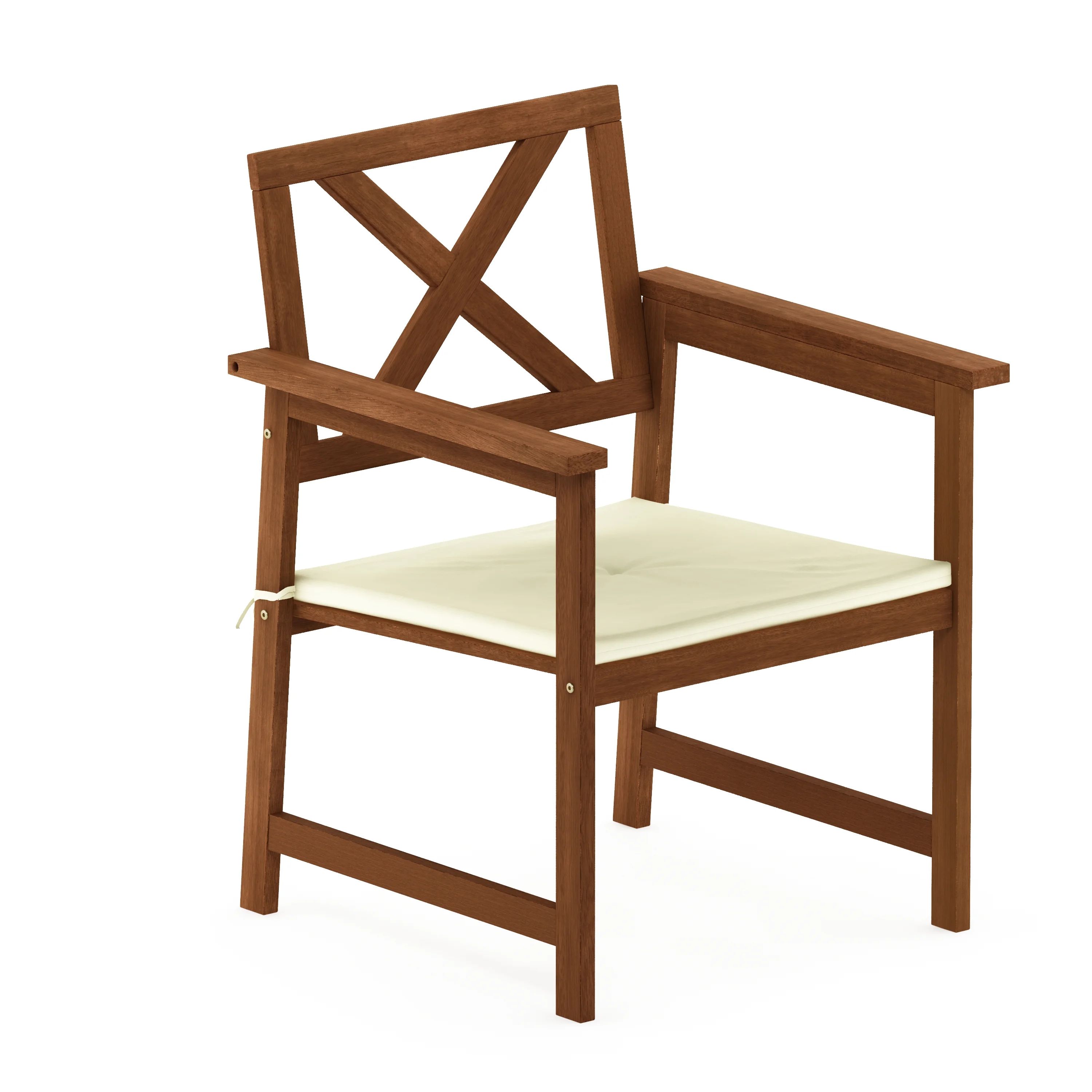 Fina Patio Chair with Cushion (Set of 2) | Wayfair North America
