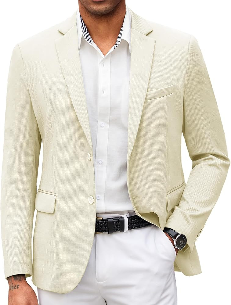 COOFANDY Casual Blazer Slim Fit Suit Jacket Sport Coat Blazer Jacket | Amazon (US)
