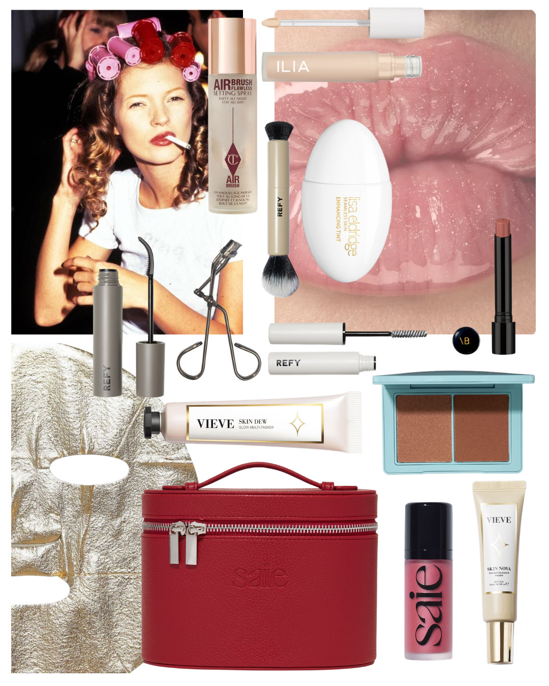 Inside My 25-Year-Old Daughter's Makeup Bag 
| Saie Vanity Case | Refy Mascara | Saie Blush | Charlotte Tilbury Setting Spray | Vieve Skin Dew | Refy Brow Sculpt | Westman Atelier Bronzer 

 #LTKuk #LTKeurope #LTKbeauty
