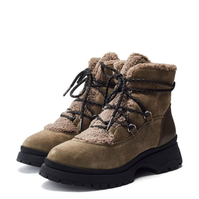 Zermatt Khaki Suede | Moda in Pelle UK