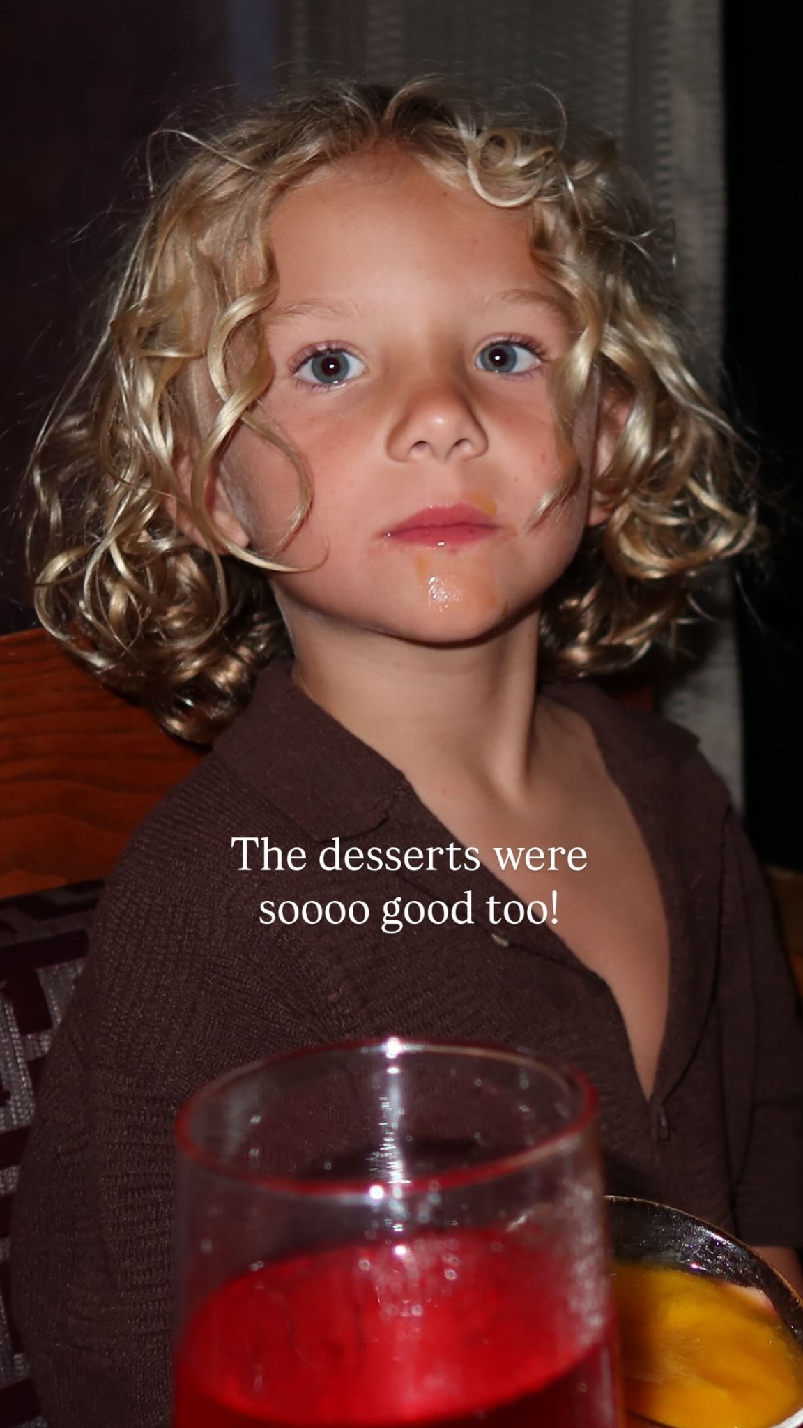 The desserts were 
soooo good too!