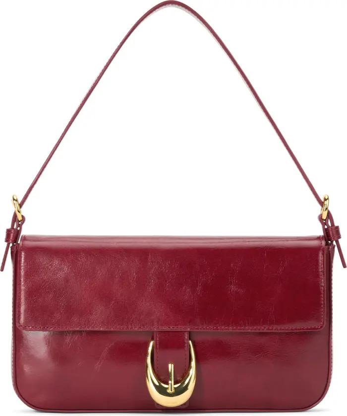 STAUD Harlow Leather Shoulder Bag | Nordstrom | Nordstrom