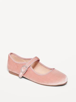 Velvet Ballet Flat Shoes for Girls | Old Navy (US)