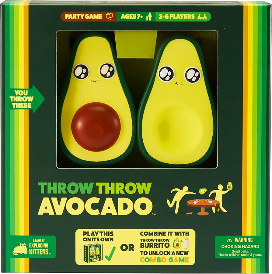 Exploding Kittens Presents Throw Avocado - A Dodgeball Card Sequel and Expansion Set - Family-Fri... | Amazon (US)
