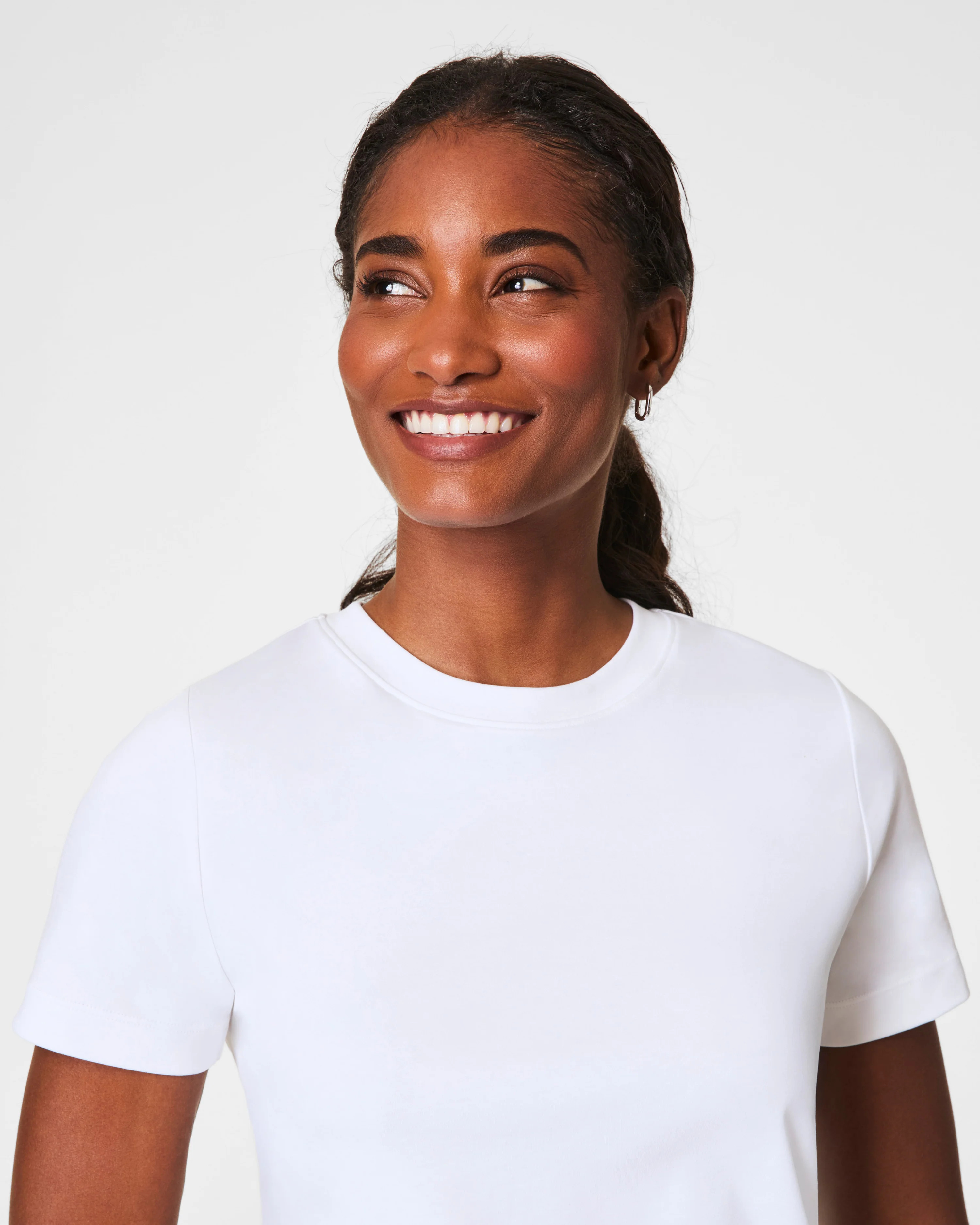 Cotton Crewneck Tee | Spanx