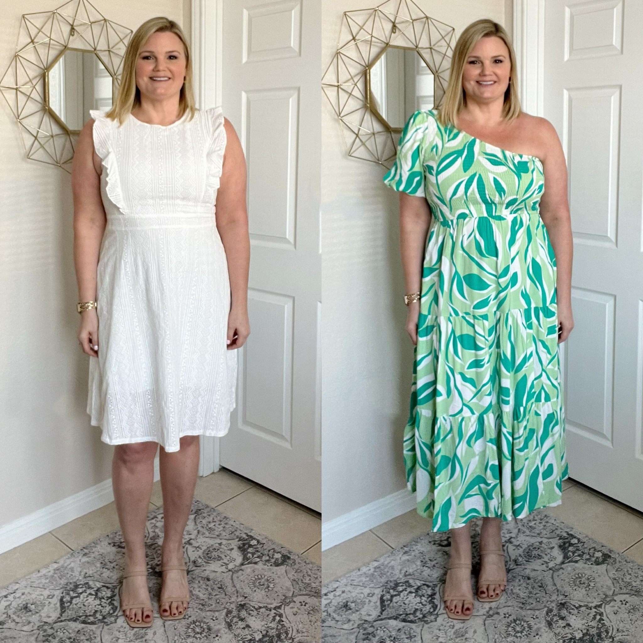 Spring-summer dresses from Amazon. Wearing size large in both. Vacation ready. Spring break. Easter. Bridal, wedding  

#LTKover40 #LTKwedding #LTKmidsize
