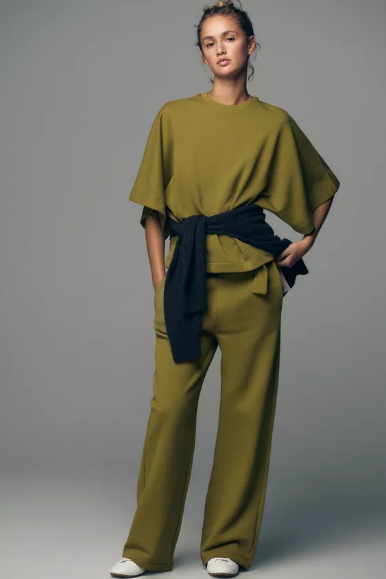 RUSTIC SHORT SLEEVE SWEATSHIRT | Zara Canada