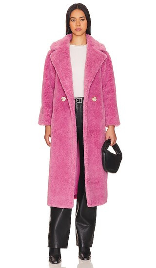 Indi Coat in Rose Pink | Revolve Clothing (Global)