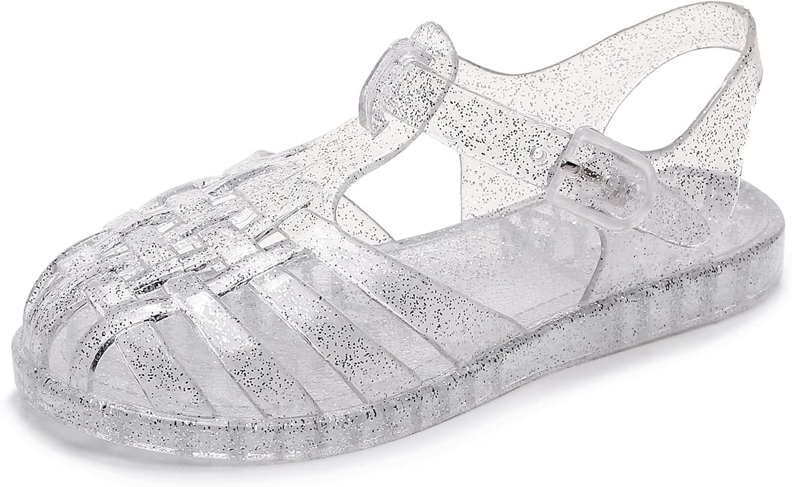 Jelly Shoes for Toddler Girls Summer Beach Retro Jellies Sandals T-Strap Slingback Little Kids Gl... | Amazon (US)
