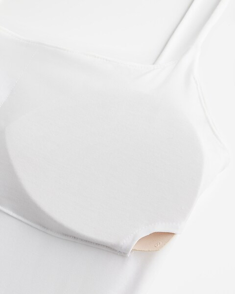 Body Contour High Compression Bustier Bodysuit With Bra Cups | Express