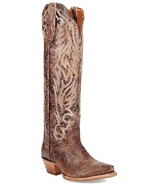 Dan Post Women's Rustc Ridge Leather Snip Toe Tall Western Boots - 8.5 | Dillard's